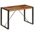 Produktbild 9 för Matbord 120x60x76 cm massivt sheshamträ