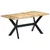 Produktbild 10 för Matbord 160x80x75 cm massivt grovt mangoträ