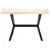 Produktbild 2 för Matbord vit 120x60x75 cm massivt mangoträ