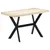 Produktbild 10 för Matbord vit 120x60x75 cm massivt mangoträ