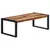 Produktbild 9 för Soffbord 110x60x40 cm massivt sheshamträ