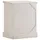 Sängbord vit 40x30x50 cm massivt mangoträ