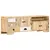 Produktbild 11 för TV-bänk 120x30x40 cm massivt mangoträ