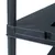 Produktbild 4 för Förvaringshylla svart 220 kg 90x40x138 cm plast 