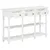 Produktbild 5 för Konsolbord vit 120x30x76 cm MDF