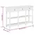 Produktbild 9 för Konsolbord vit 120x30x76 cm MDF