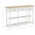 Produktbild 9 för Konsolbord vit 120x30x76 cm MDF