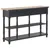 Produktbild 3 för Konsolbord svart 120x30x76 cm MDF