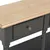 Produktbild 7 för Konsolbord svart 120x30x76 cm MDF