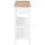 Produktbild 5 för Skänk vit 110x35x80 cm MDF