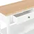 Produktbild 8 för Skänk vit 110x35x80 cm MDF