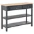 Produktbild 2 för Skänk svart 110x35x80 cm MDF