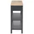 Produktbild 5 för Skänk svart 110x35x80 cm MDF