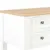 Produktbild 6 för Skrivbord vit 109,5x45x77,5 cm trä