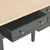 Produktbild 7 för Skrivbord svart 109,5x45x77,5 cm trä