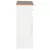 Produktbild 4 för Skänk vit 60x30x80 cm massivt trä