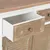 Produktbild 7 för Skänk vit 60x30x80 cm massivt trä