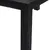 Produktbild 3 för Matbord 140x80x76 cm svart massivt mangoträ