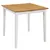 Produktbild 3 för Utdragbart matbord (80-120)x80x74 cm vit MDF