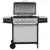 Produktbild 3 för Gasolgrill med 6 grillzoner rostfritt stål silver