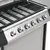 Produktbild 7 för Gasolgrill med 6 grillzoner rostfritt stål silver
