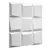Produktbild 2 för WallArt 3D Väggpaneler 24 st GA-WA21 oberon
