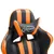 Produktbild 5 för Gamingstol orange konstläder