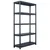Produktbild 2 för Förvaringshyllor 2 st svart 500 kg 100x40x180 cm plast