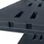 Produktbild 6 för Förvaringshyllor 2 st svart 220 kg 90x40x138 cm plast