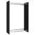 Produktbild 2 för Vedställ svart 80x35x120 cm glas