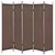 Produktbild 2 för Rumsavdelare 5 paneler brun 250x180 cm