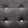 2-sitssoffa med armstöd mörkgrå krom och sammet