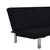 Produktbild 7 för Bäddsoffa svart polyester