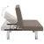 Produktbild 4 för Bäddsoffa taupe polyester