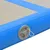 Produktbild 8 för Uppblåsbar gymnastikmatta med pump 400x100x10 cm PVC blå
