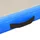 Uppblåsbar gymnastikmatta med pump 400x100x10 cm PVC blå