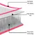 Produktbild 12 för Uppblåsbar gymnastikmatta med pump 500x100x10 cm PVC rosa