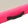 Uppblåsbar gymnastikmatta med pump 600x100x10 cm PVC rosa
