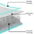 Produktbild 12 för Uppblåsbar gymnastikmatta med pump 600x100x10 cm PVC grön
