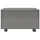 Soffbord högglans grå 60x60x35 cm spånskiva