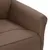 Produktbild 6 för Reclinerfåtölj brun tyg