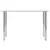 Produktbild 2 för Matbord transparent 120x60x75 cm härdat glas