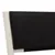 Produktbild 6 för Sängram med LED vit och svart konstläder 160x200 cm