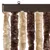 Produktbild 4 för Insektsdraperi beige och ljusbrun 56x185 cm chenille