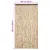 Produktbild 7 för Insektsdraperi beige 100x220 cm chenille