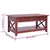 Produktbild 8 för Soffbord brun 100x55x46 cm massivt mahognyträ