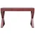 Produktbild 6 för Datorbord brun 132x47x77 cm massivt mahognyträ