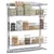 Produktbild 3 för Utdragbar inredning köksskåp 3 hyllor silver 47x15,5x55,5 cm