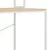 Produktbild 7 för Datorbord vit och ek 120x60x138 cm
