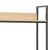 Produktbild 6 för Datorbord svart och ek 120x60x138 cm
